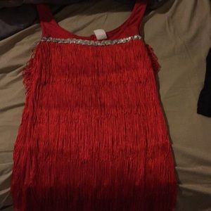 Red 1920’s Flapper Costume Dress